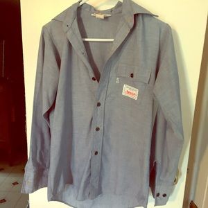 Women’s Jean material button up